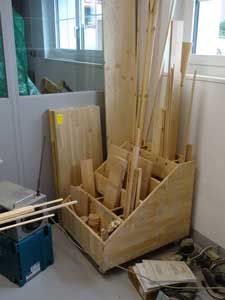 Trolley for Wood Scraps